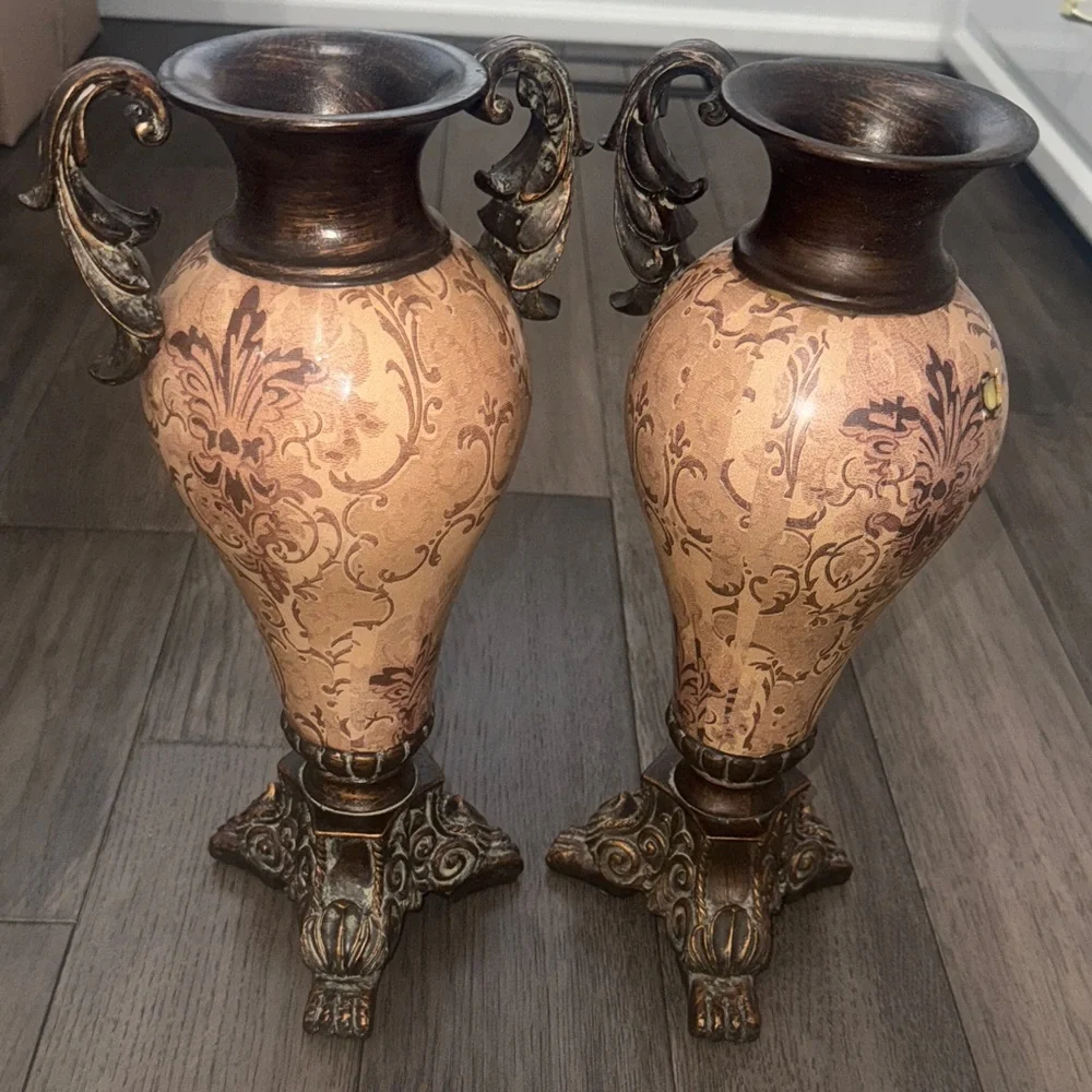 Elegant Brown Decorative Vases